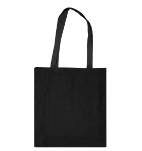 Katoenen Bloktas | Zwart