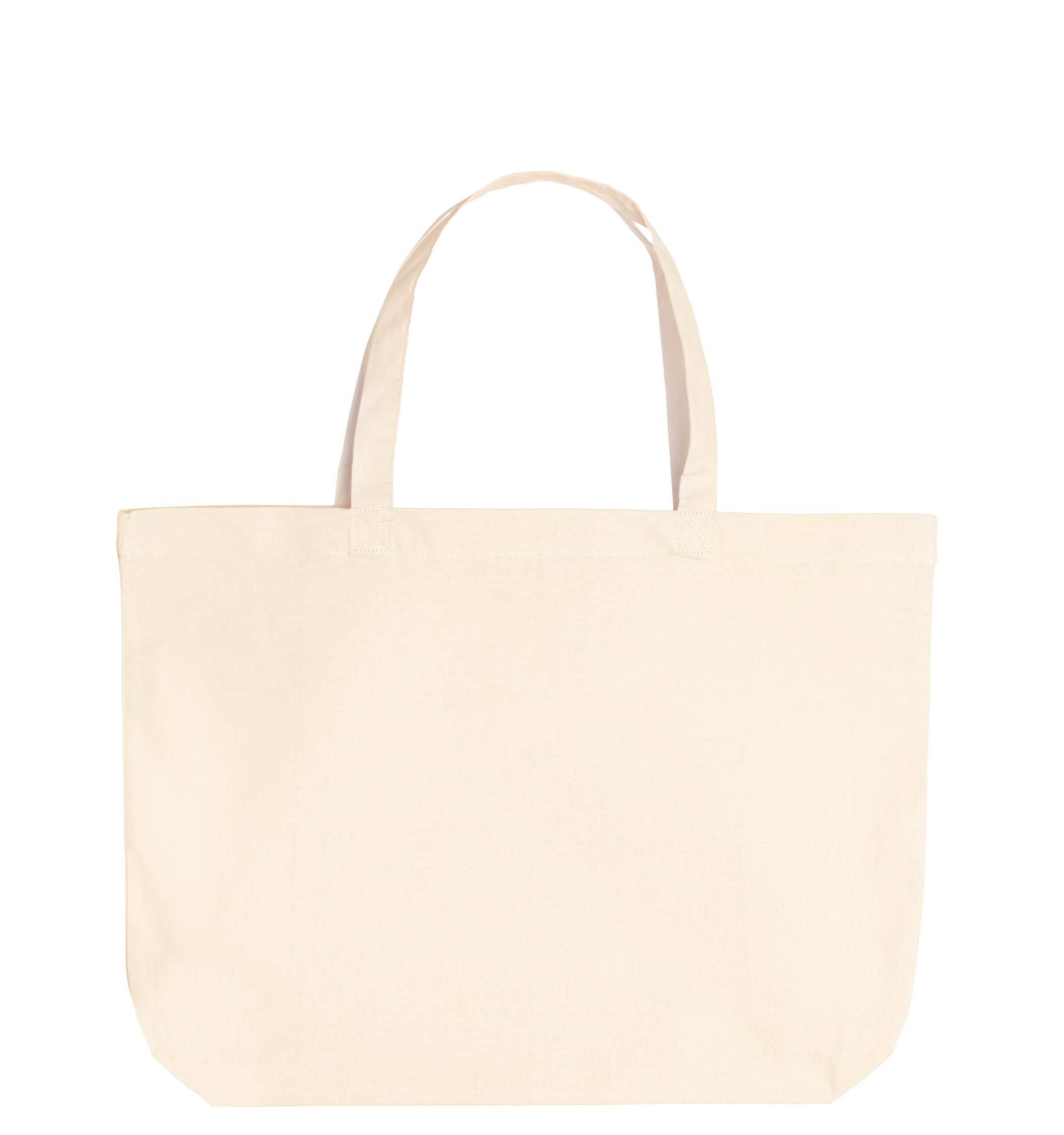 Katoenen shopper | bodem | Naturel