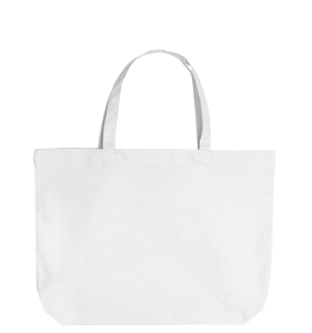 Katoenen shopper | Bodem | Wit